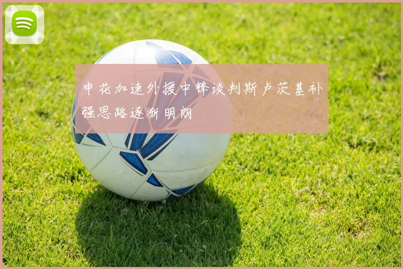 申花加速外援中锋谈判斯卢茨基补强思路逐渐明朗
